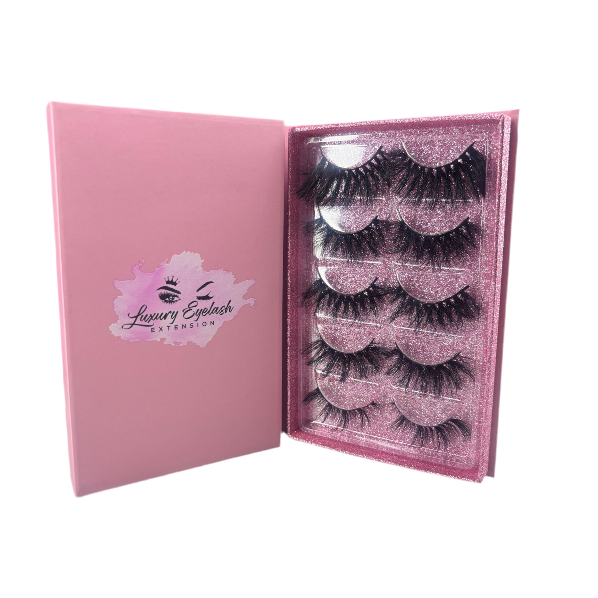 Lucy Lash Box with real mink lashes for luxury and glamour.
