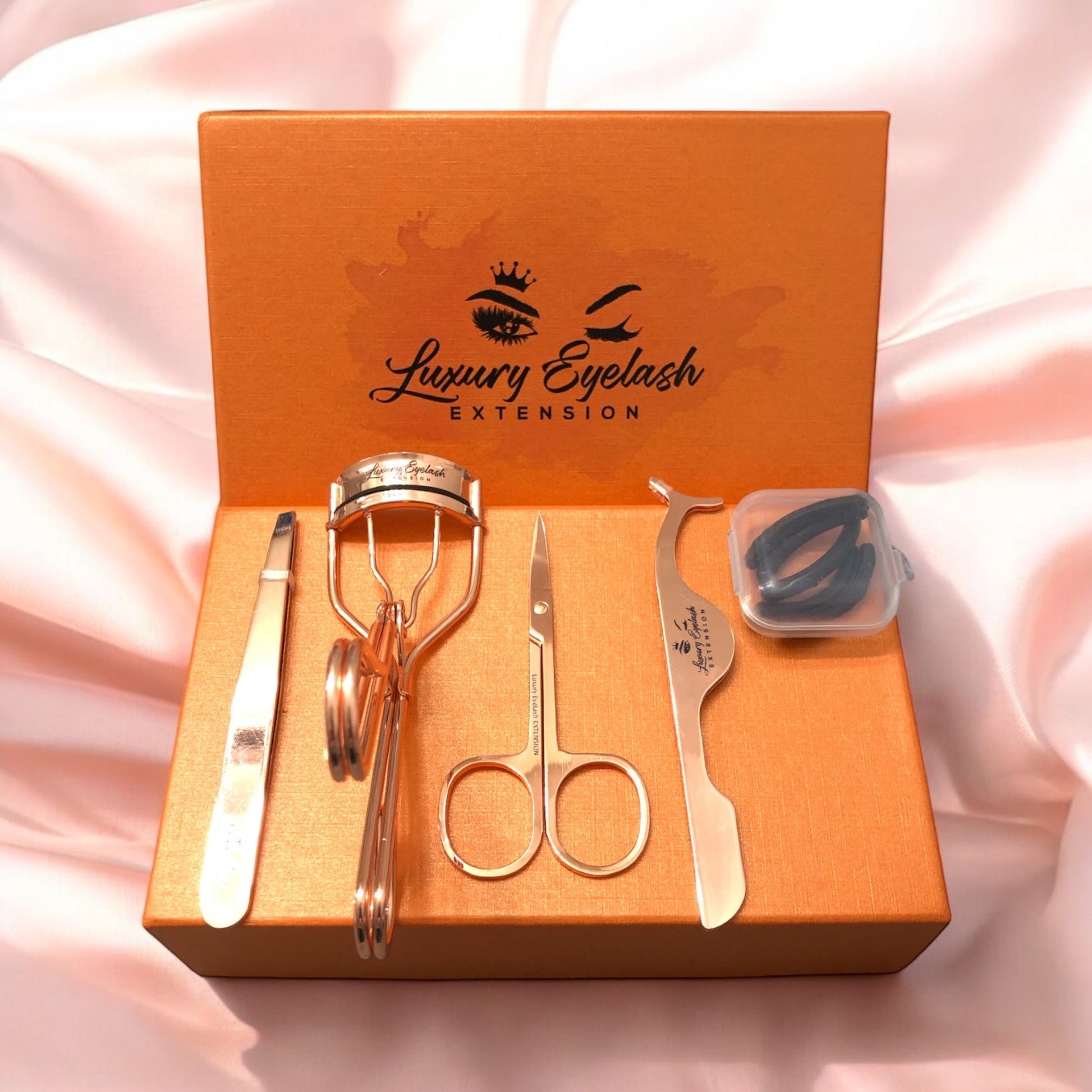 "Top kit set for Perfect Lashes: Curler, Tweezer & Applicator SetPremium Stainless Steel Eyelash Tweezers and Tools for Perfect Lashes